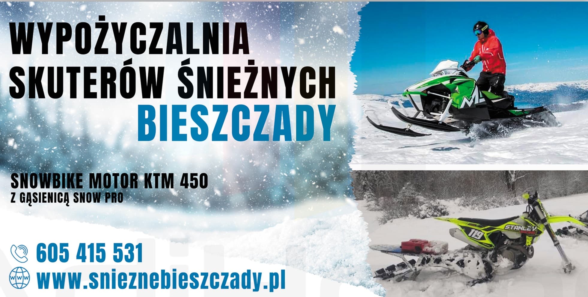 Wypożyczalnia skuterów śnieżnych